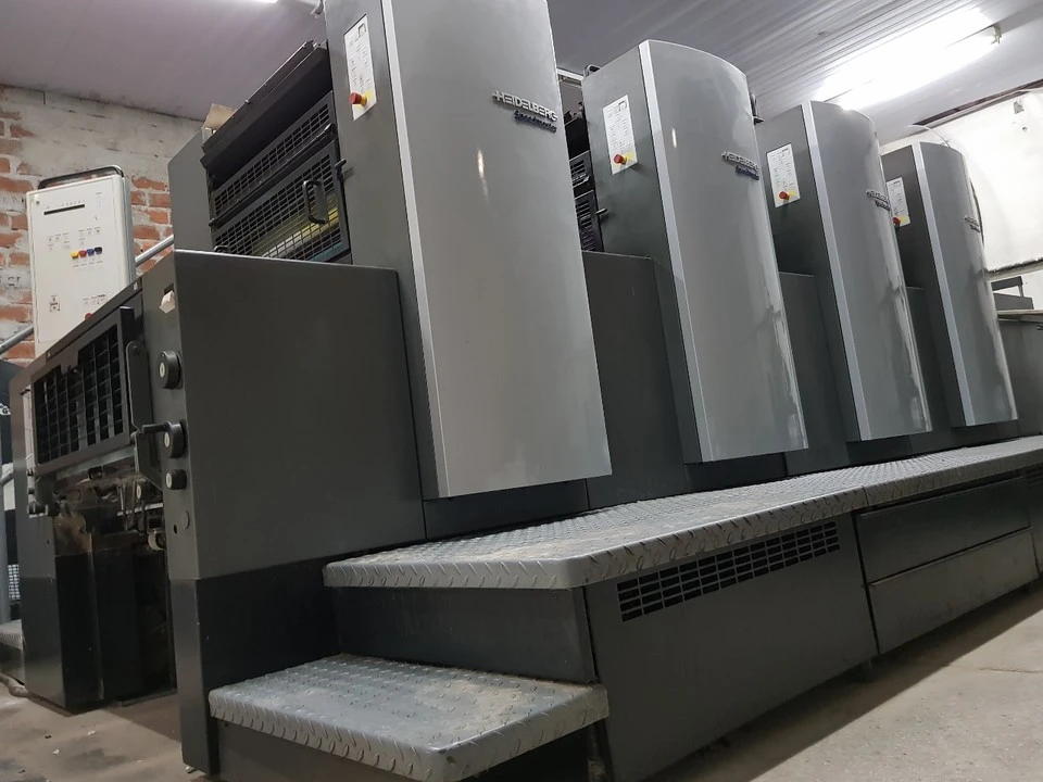 Máquina de impressão offset Heidelberg da Publigraf em Salvador